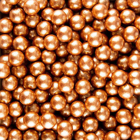 Mini Pearl Bronze, bronze Schokoladenperlen, 14mm, Dobla (79223), 624 g, 416 St