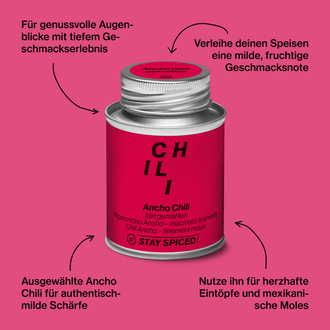 Ancho Chili gemahlen