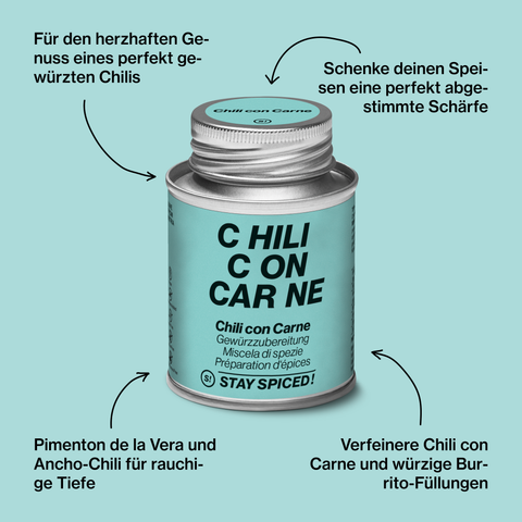 Chili con Carne Gewürzzubereitung