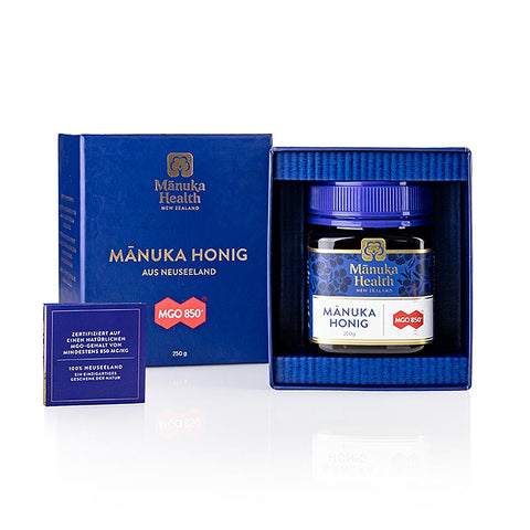 Gebinde-6-Manukahonig, MGO 850+, Manuka Health, 250 g