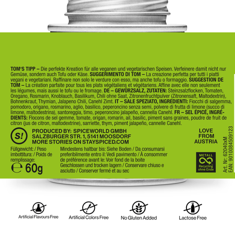Green Vegan Gewürzsalz