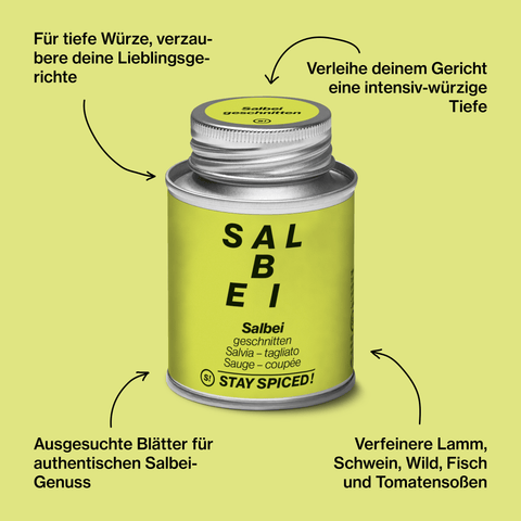 Salbei geschnitten