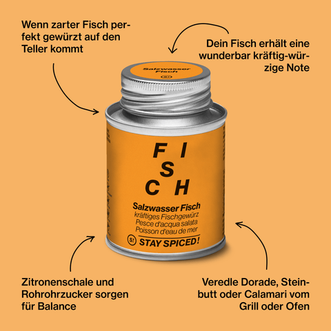 Salzwasser Fisch - kräftiges Fischgewürz