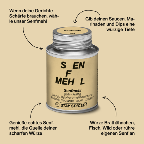 Senfmehl gelb