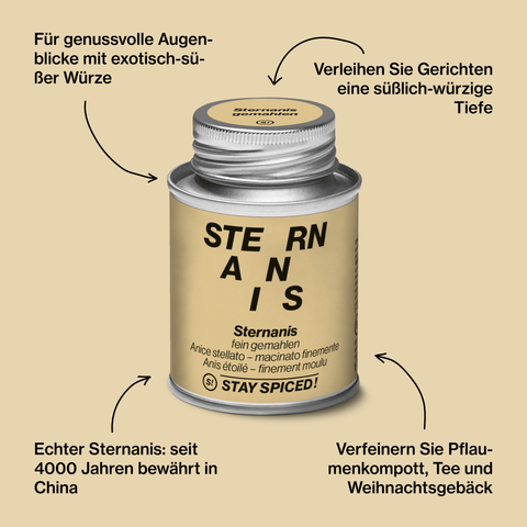 Sternanis gemahlen