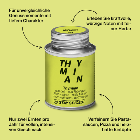 Thyme shredded - original Thuringian