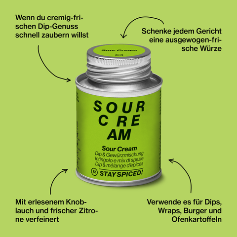 Sour Cream - Dip & Gewürzmischung