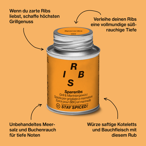 Spareribs - Grill & Marinadengewürz