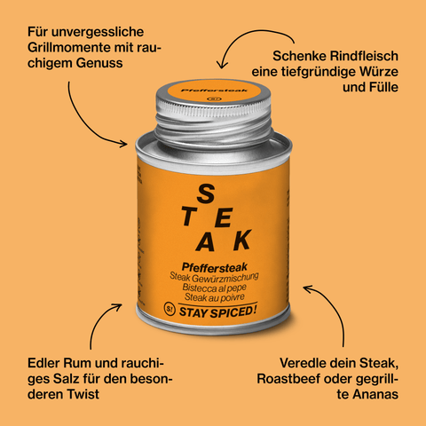 Pfeffersteak - Grill & Fleischgewürz