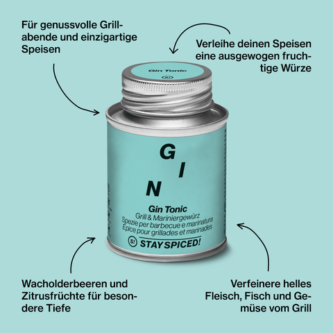 Gin TonicGin Tonic, grill &amp; marinating spice