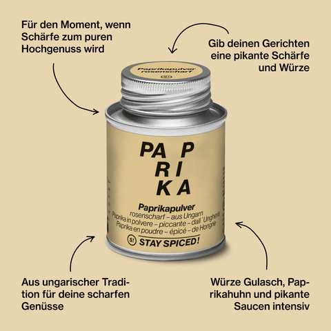 Paprika scharf - original ungarisch
