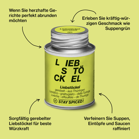 Liebstöckel - Maggikraut - gerebelt