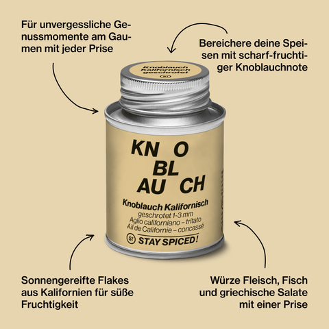 Knoblauchflakes, geschrotet 1-3mm