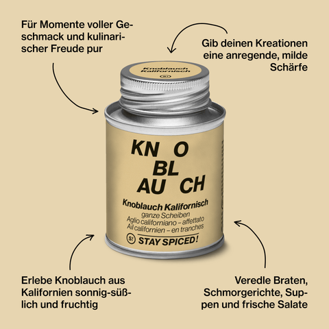 Knoblauchflocken Kalifornisch - ganze Scheiben