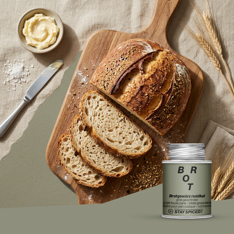 Brotgewürz "rustikal" grob geschrotet mit Schwarzkümmel