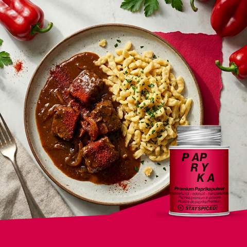 Hand-selected sweet paprika, 220 ASTA