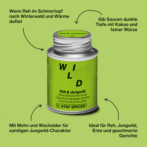 Reh & Jungwild Gewürzmischung
