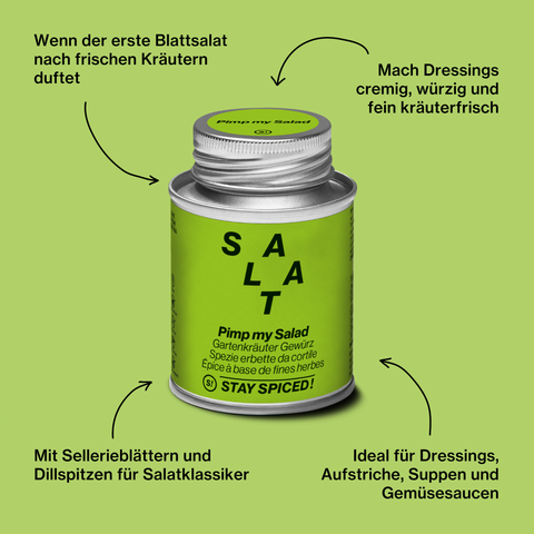 Salat Gartenkräuter Mix - fein Pimp my Salad Salatgewürz