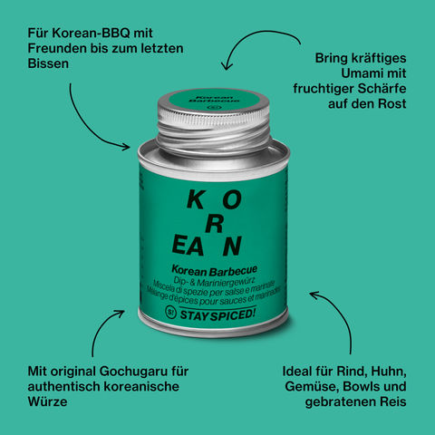 Korean Barbecue, Dip- & Mariniergewürz