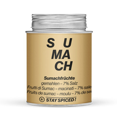 Sumachfrüchte - Sumach Türkisch - 7% Salz