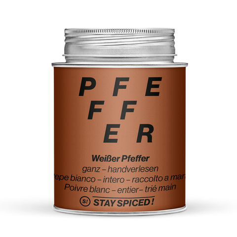 Pfeffer weiss ganz handverlesen