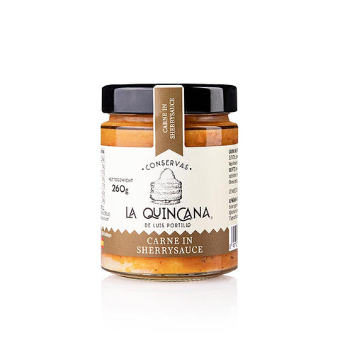 Cabeza de Lomo al amontillado - Schweinenacken in Sherrysauce, La Quincana, 260 g