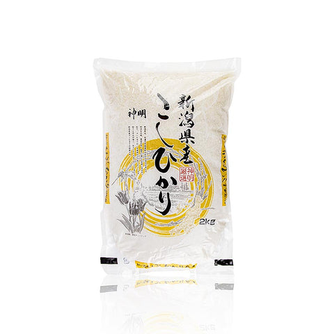Gebinde-10-Koshihika Reis, Rundkorn Sushi Reis, AKAFUJI, 2 kg