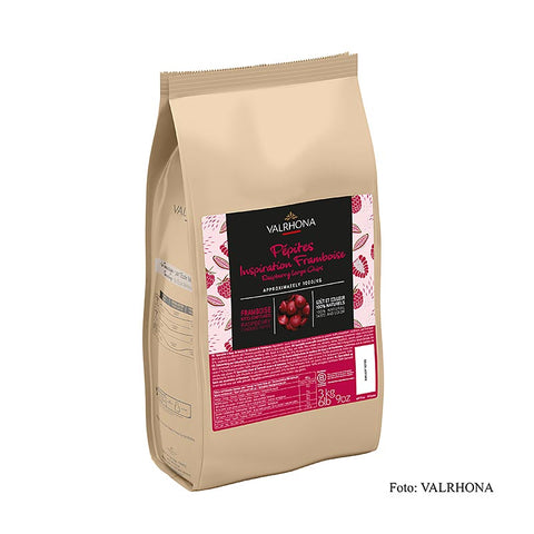 Valrhona Inspiration Himbeere, BACKFEST, Spezialität mit Kakaobutter (56304), 3 kg