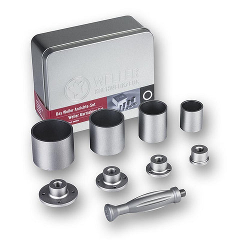 Weller Anrichteset für exakte Formen, rund, aus Metall, 9 tlg.