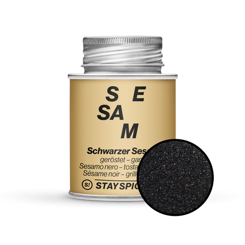 Sesam schwarz - geröstet, ganz
