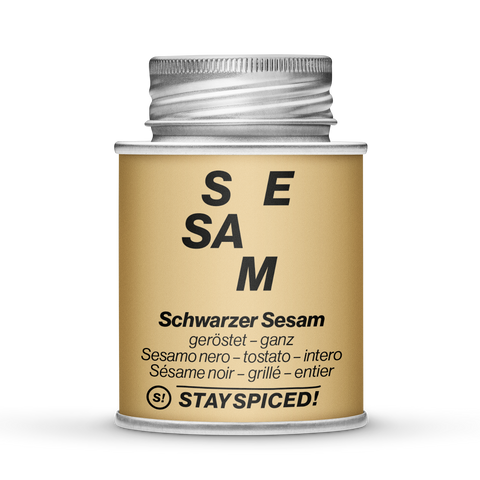 Sesam schwarz - geröstet, ganz