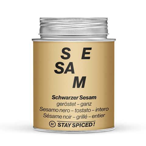 Sesam schwarz - geröstet, ganz