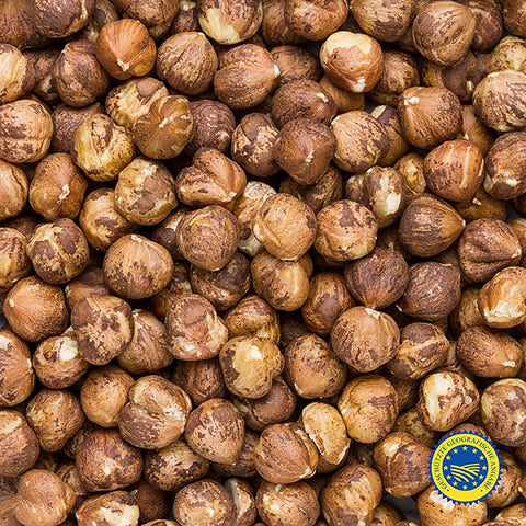 Haselnüsse, ganz, mit Haut (braun), Piemont, IGP/g.g.A., 1 kg
