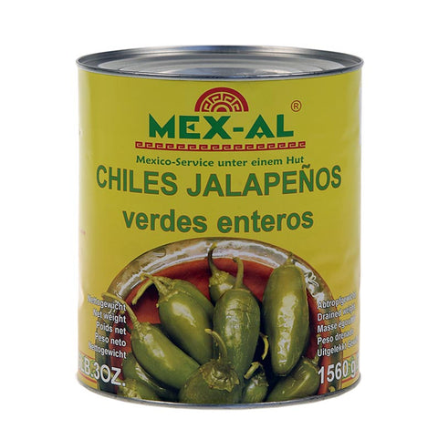 Chili Schoten - Jalapenos, ganz, 2,8 kg