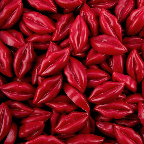 Hot Lips, red chocolate lips, 3 x 1.5 cm (77564), 386 g, 177 pieces