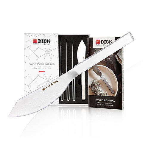 Dick steak knife set Ajax Pure Metal, 4 pieces.