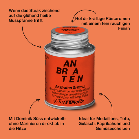 An:Braten Grillmix, Gewürzzubereitung für Fleisch