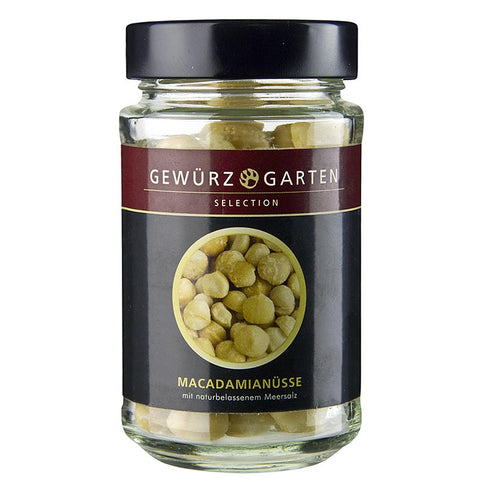 Gewürzgarten Macadamianüsse, gröstet, gesalzen, 110 g