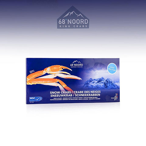 Schneekrabben Beine & Scheren, gesplitted, gekocht, 68°Noord, TK, 400 g
