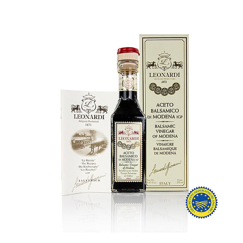 Leonardi - Aceto Balsamico di Modena IGP/PGI, Francobollo, 10 years, 250 ml