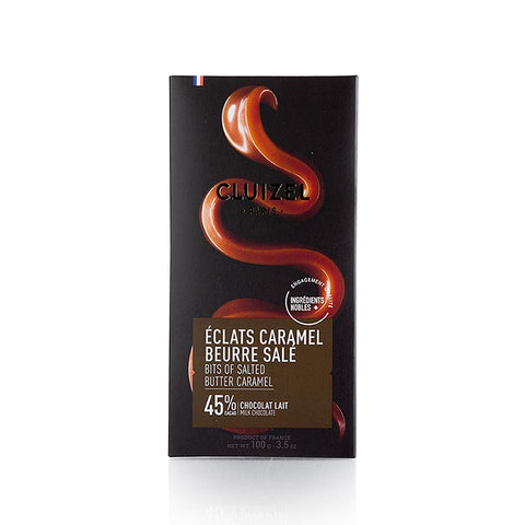 Chocolate bar Caramel Beurre Sale 45% Milk, Michel Cluizel (12371), 100 g