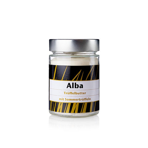 Trüffelbutter-Zubereitung Alba, weiß, m. Sommertrüffeln, La Blancia, 250 g