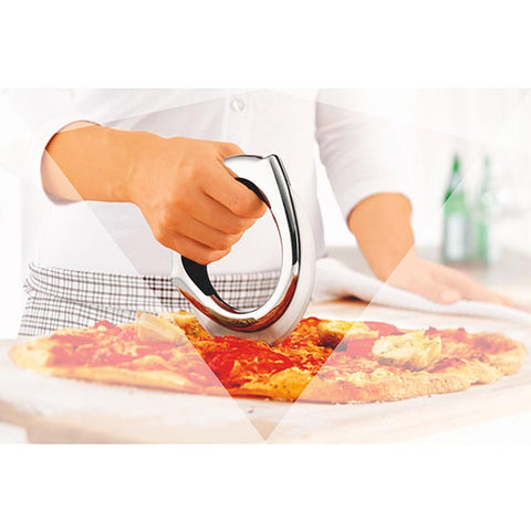 Rösle pizza wheel (cutter), 13.8cm long, ø 14cm, 1 pc