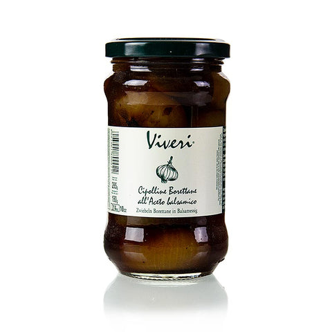 Pickled Borettane onions in balsamic vinegar, 285 g