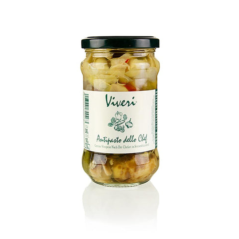 Pickled mixed antipasti - dello Chef, in sunflower oil, 290 g
