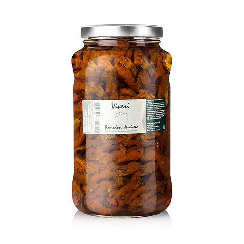 Pickled semi-dried tomatoes in sunflower oil, 2.9 kg