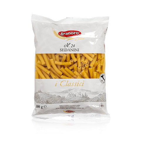 Granoro Sedanini, ähnlich der Penne Rigate, No.24, 500 g