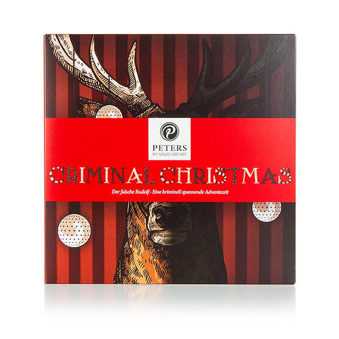 Advent calendar "Criminal Christmas 4" - and book, with alcohol, Peters, 255 g