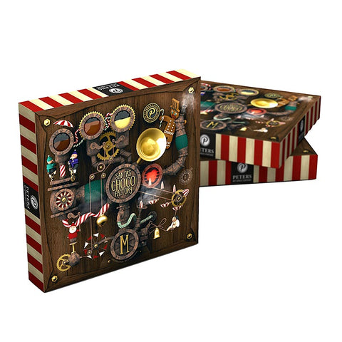 Advent calendar "Santa's Choco Factory", mini chocolates, alcohol-free, Peters, 135 g