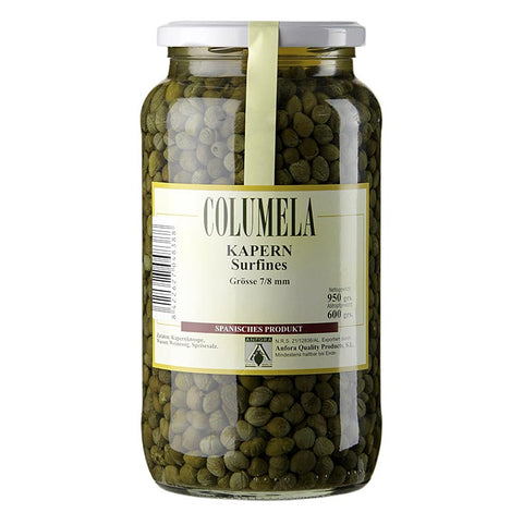 Capers "surfines", ø 7-8mm, Columela, 950 g